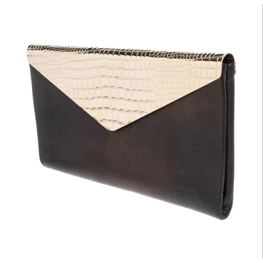 Jimmy Choo Leather Clutch Black